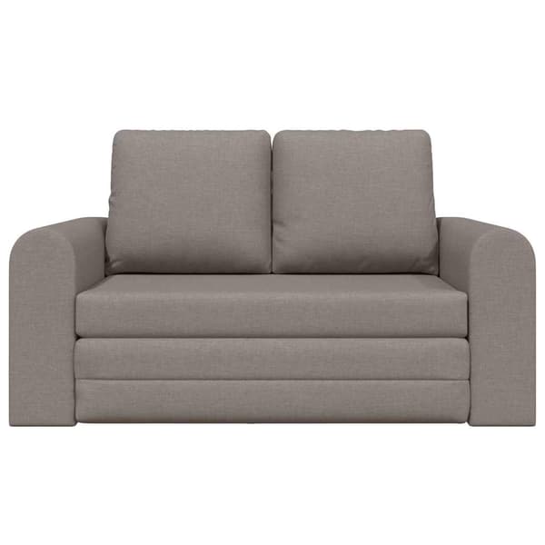 vidaXL Sovesofa 60cm Gråbrun Stof