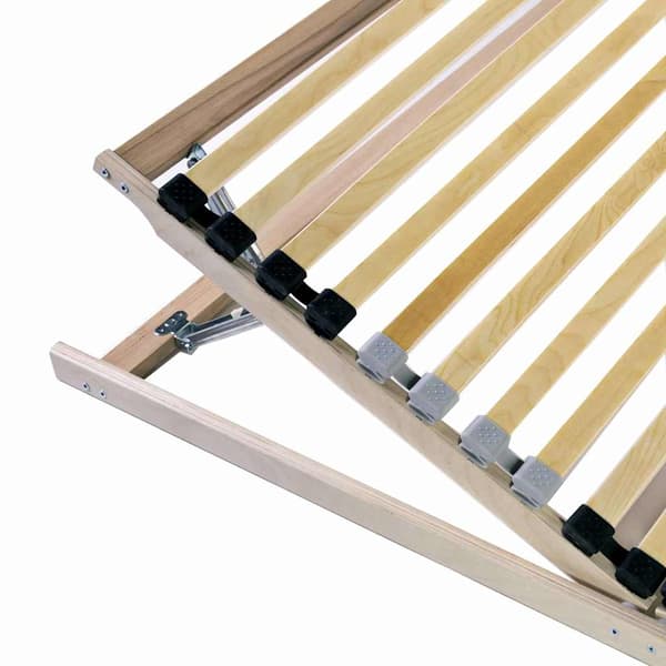 vidaXL Lamelbund Brun 70 x 190 cm Solid bøg