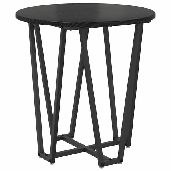 vidaXL Sidebordssæt 2 pcs Sort eg