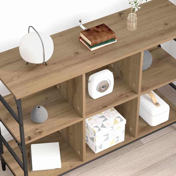vidaXL Sideboard Artisan Egetræ 102 x 32 x 73,5 cm
