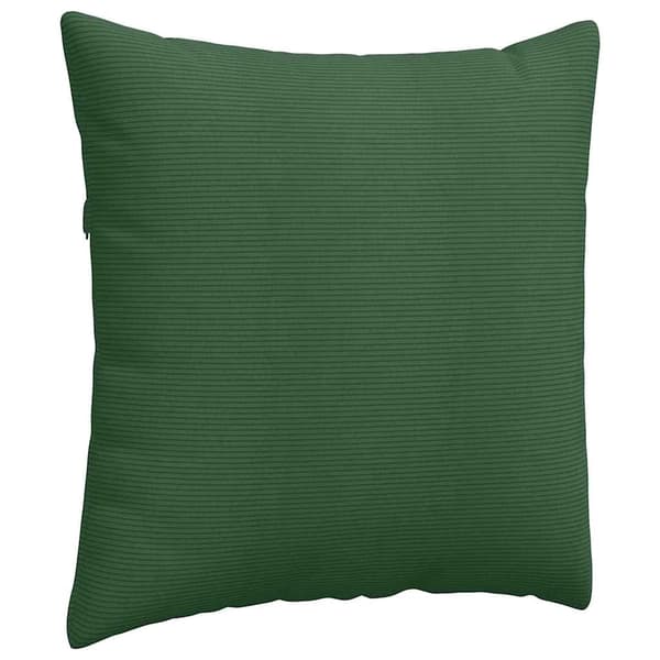vidaXL Sofapuder 2 pcs Mørkegrøn 60 x 60 cm Velourstof