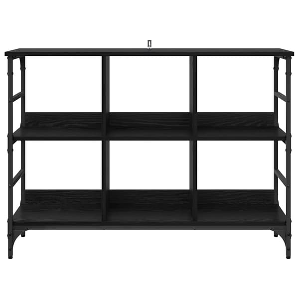 vidaXL Sideboard Sort eg 102 x 32 x 73,5 cm
