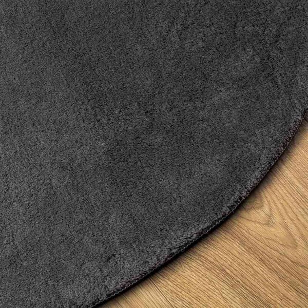 vidaXL Tæppe Antracit 80 x 150 cm Polyester