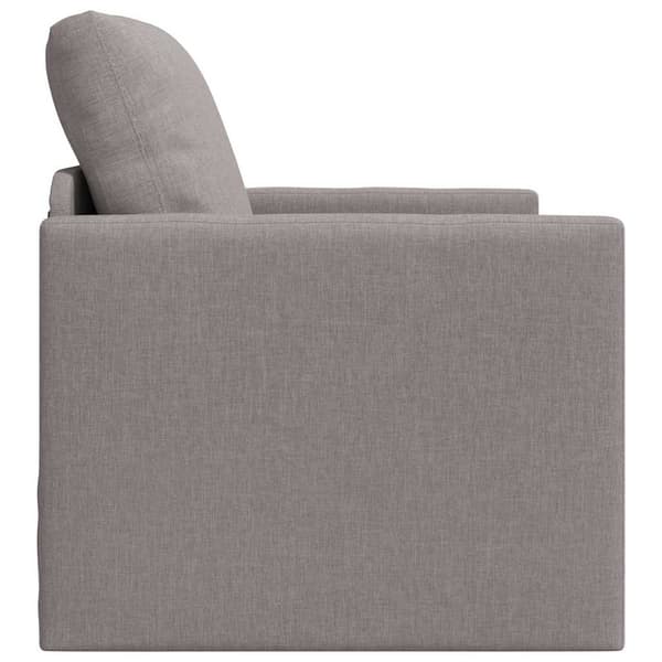 vidaXL Sovesofa 60cm Gråbrun Stof