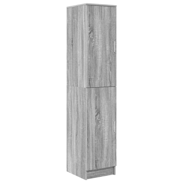 vidaXL Bord 2 pcs Grå Sonoma