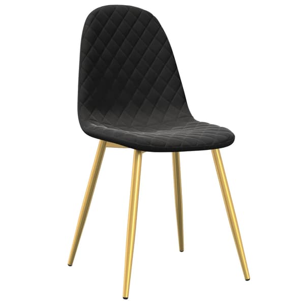 vidaXL spisebordsstole 6 stk. velour sort
