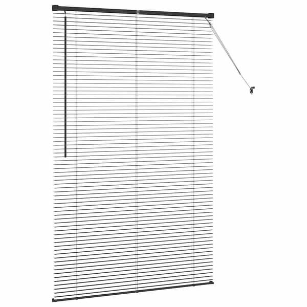 vidaXL Persienner Sort 175 x 110 cm Aluminium