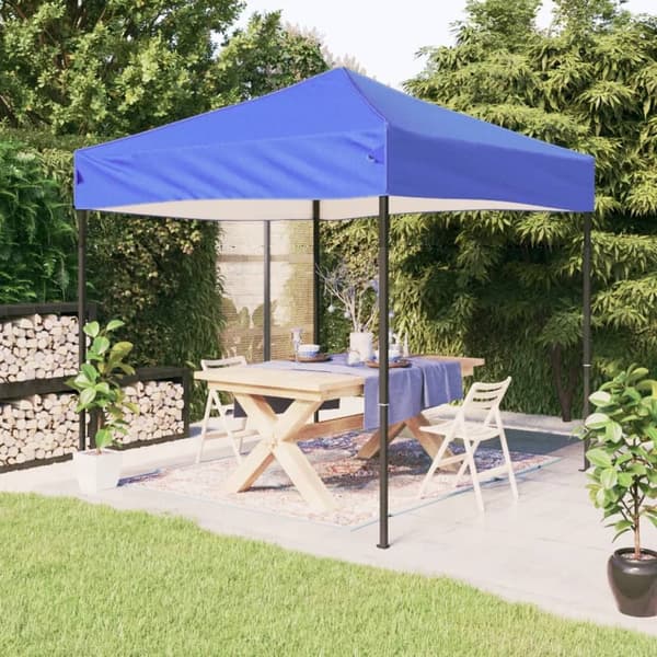 vidaXL foldbart festtelt 2x2 m blå