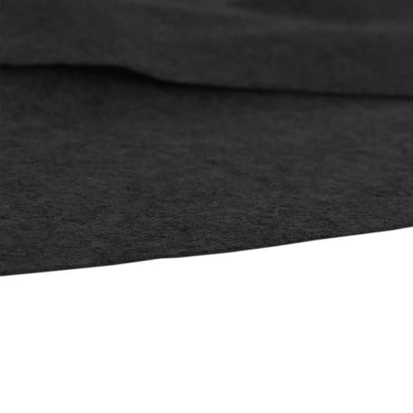 vidaXL Pool Bundark Sort Ø 366 cm Non-woven stof