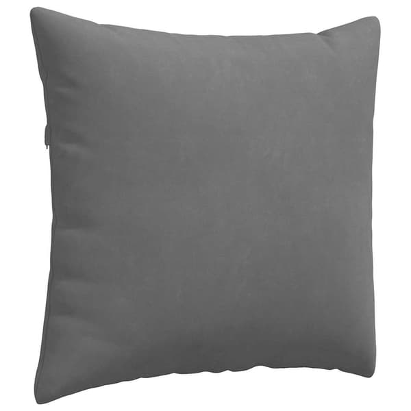 vidaXL Sofapuder 2 pcs Mørkegrå 45 x 45 cm Stof