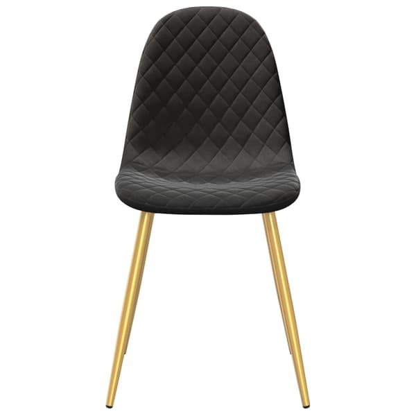 vidaXL spisebordsstole 6 stk. velour sort