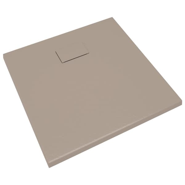 vidaXL brusekar 80x80 cm SMC brun