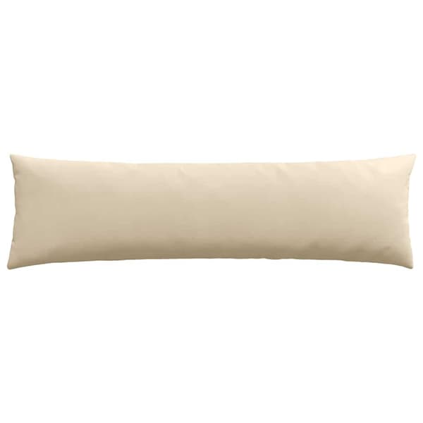 vidaXL Sofapuder 2 pcs Creme 145 x 40 cm Stof