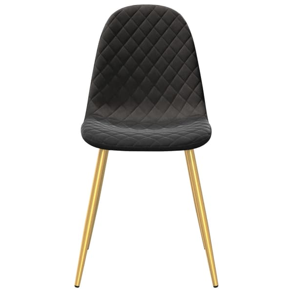 vidaXL spisebordsstole 4 stk. velour sort