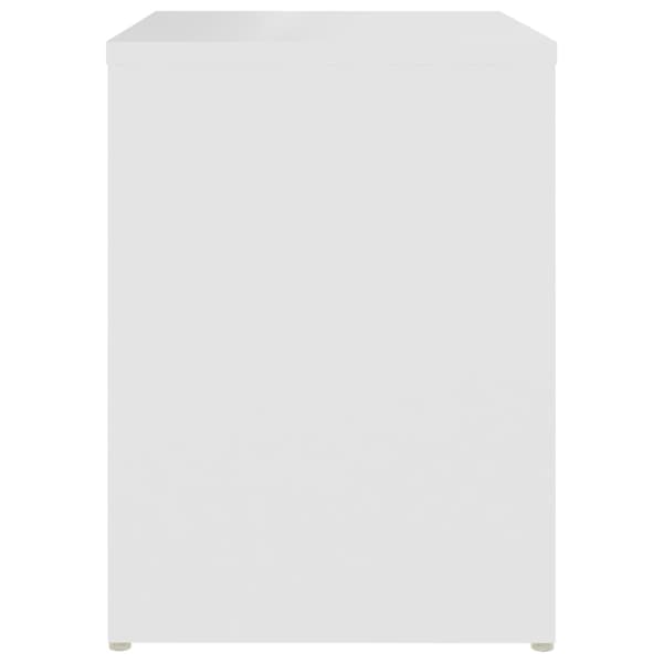 vidaXL sengeskabe 2 stk. 40x30x40 cm spånplade hvid