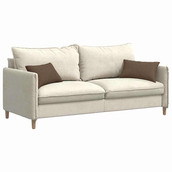 vidaXL Sofapuder 2 pcs Brun 50 x 30 cm Stof