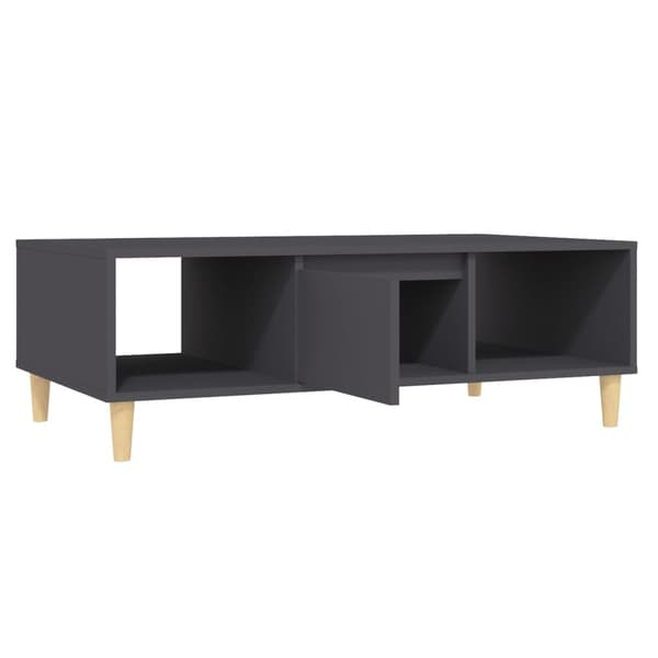 vidaXL sofabord 103,5x60x35 cm spånplade grå