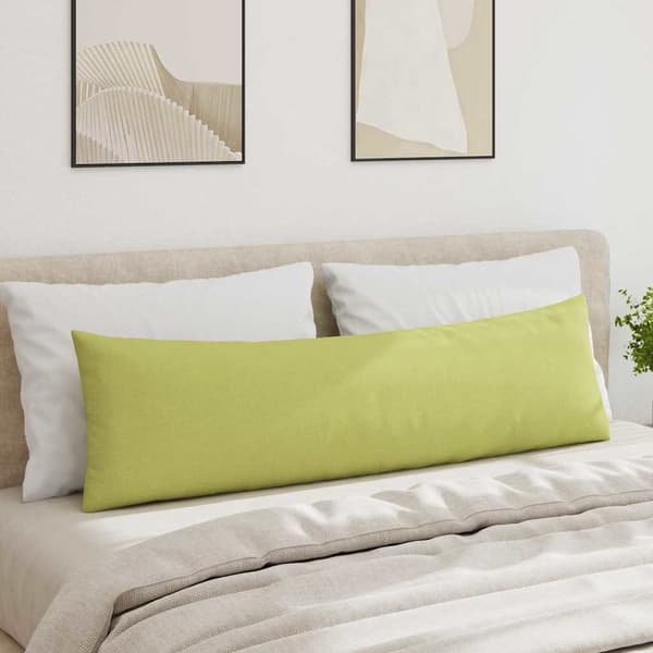 vidaXL Sofapuder 2 pcs Lys grøn 145 x 40 cm Stof
