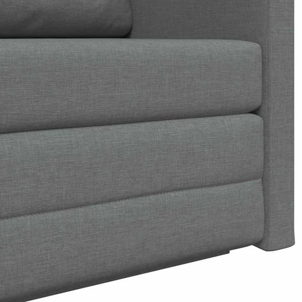 vidaXL Sovesofa 110cm Mørkegrå Stof