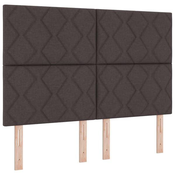 vidaXL Hovedgærde Brun 160 cm Stof