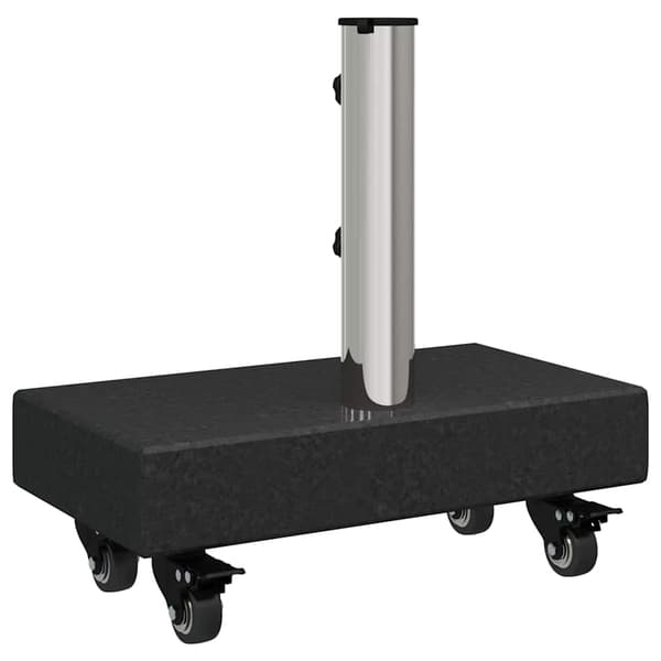 vidaXL Parasolfod Sort 45 x 25 x 45 cm Granit