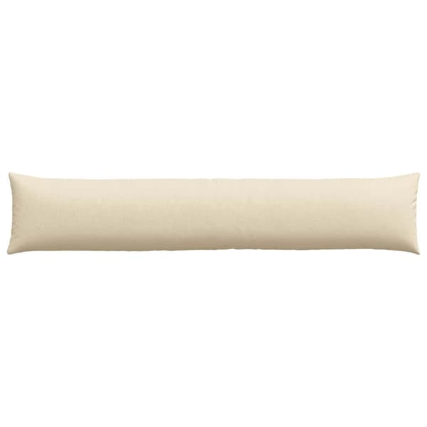 vidaXL Sofapuder 2 pcs Creme 200 x 40 cm Stof
