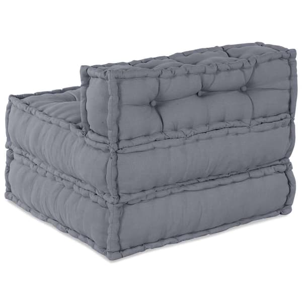 vidaXL Modulær patchwork sofa Grå 70 x 70 x 56 cm Stof