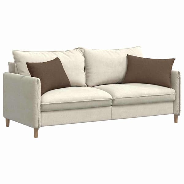 vidaXL Sofapuder 2 pcs Brun 60 x 40 cm Stof