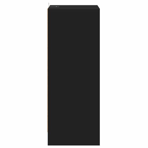 vidaXL skoskab 60x35x92 cm spånplade sort