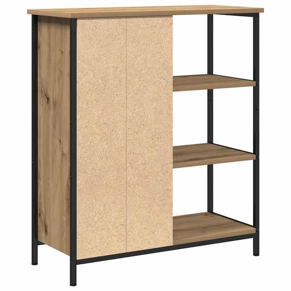 vidaXL Sideboard Artisan Egetræ 70 x 30 x 80 cm