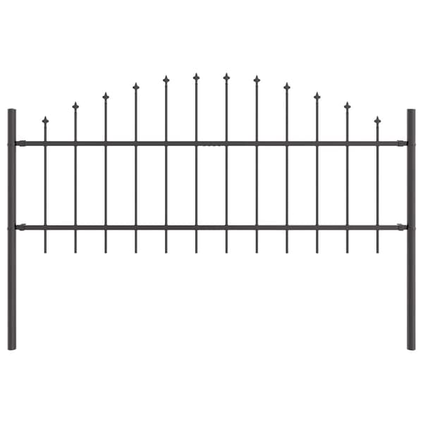 vidaXL Puutarha-aita Woerden 6 pcs Harmaa