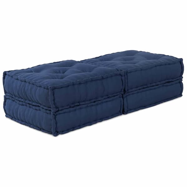 vidaXL Pude 2 pcs Blå 70 x 70 x 36 cm Polyester