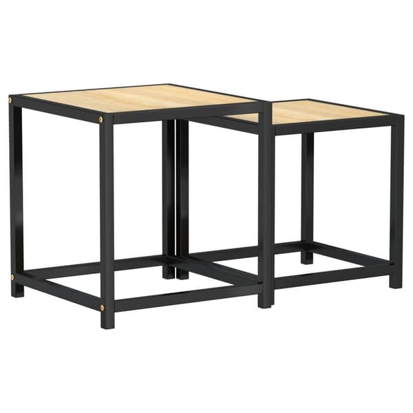 vidaXL sideborde 2 stk. MDF sonoma-eg