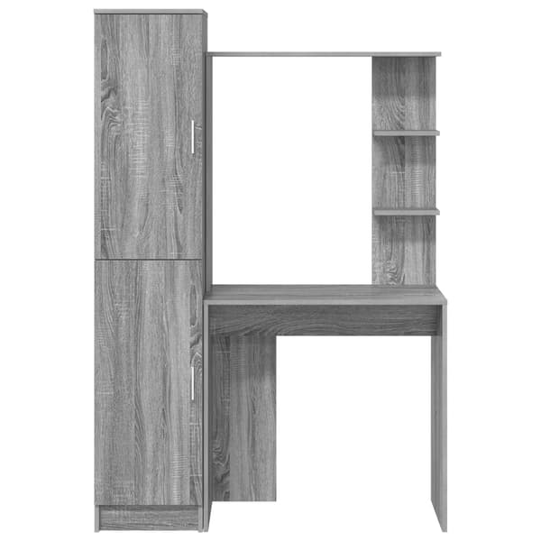 vidaXL Bord 2 pcs Grå Sonoma