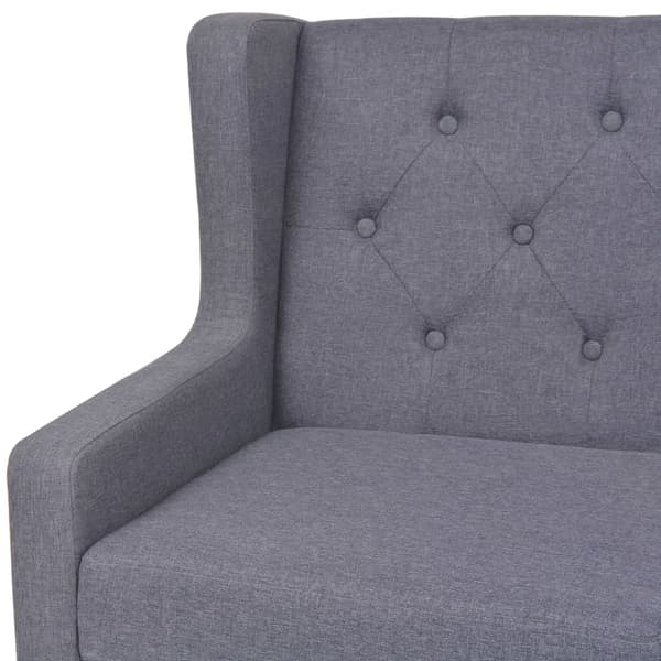 vidaXL sofasæt 2 dele stof grå