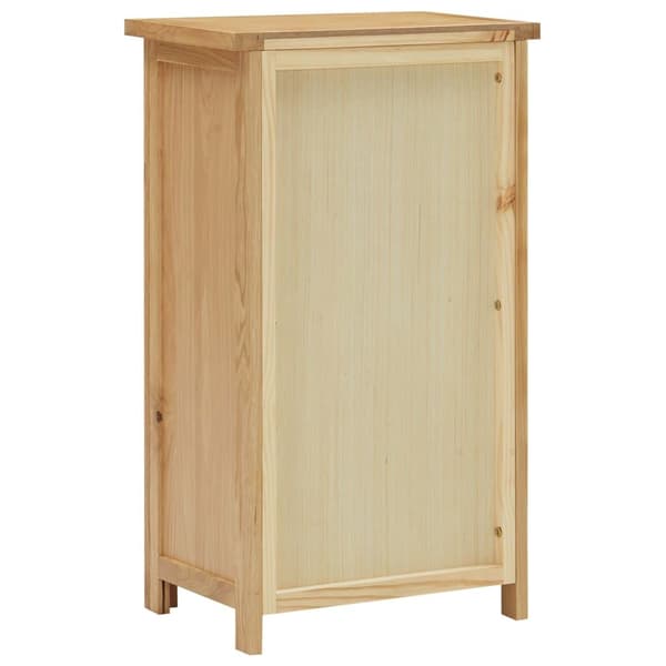 vidaXL skab 45x32x85 cm massivt egetræ