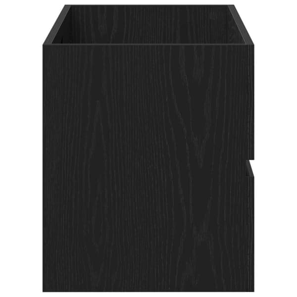 vidaXL underskab 90x38,5x45 cm konstrueret træ sort egetræ