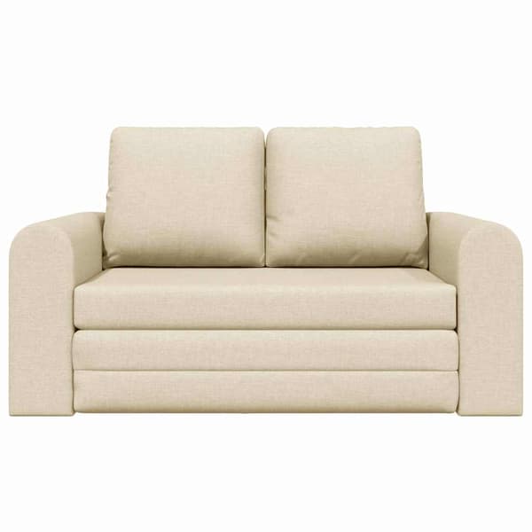 vidaXL Sovesofa 60cm Creme Stof