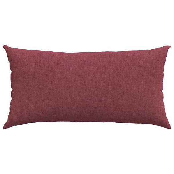 vidaXL Sofapuder 2 pcs Vinrød 80 x 40 cm Stof
