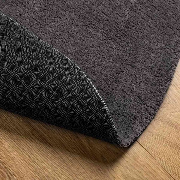 vidaXL Tæppe Antracit 80 x 150 cm Polyester