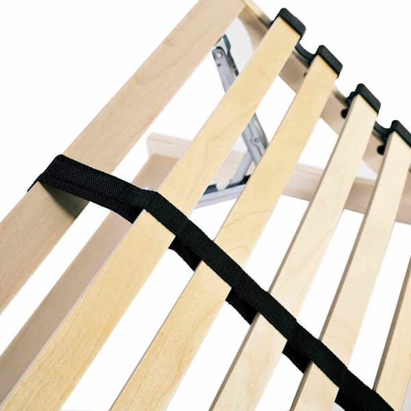 vidaXL Lamelbund Brun 140 x 190 cm Solid bøg