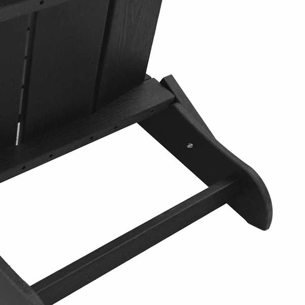 vidaXL Have Stol 2 pcs Sort 80.5 x 74.5 x 92 cm Polyethylen