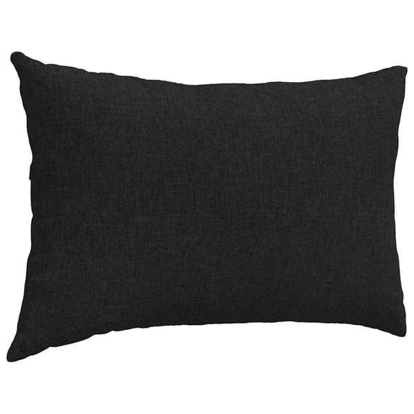 vidaXL Sofapuder 2 pcs Sort 60 x 40 cm Stof