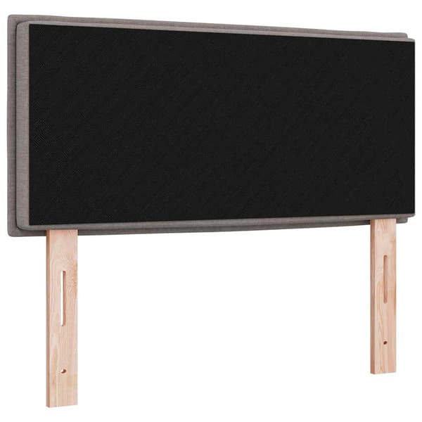 vidaXL Hovedgærde Gråbrun 90 cm Stof