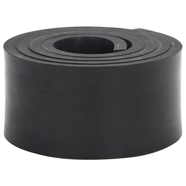 vidaXL gummikant til sneplov 180x10x1 cm sort
