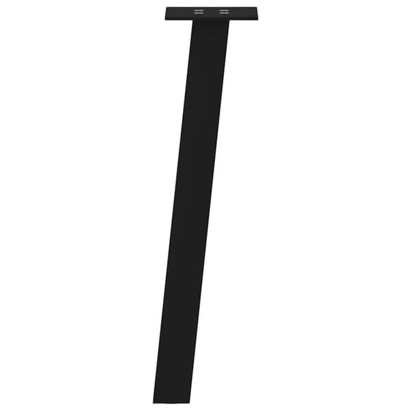vidaXL sofabordsben 4 stk. sort 42 cm stål