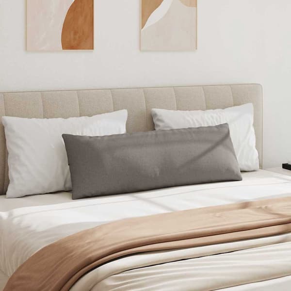 vidaXL Sofapuder 2 pcs Gråbrun 120 x 40 cm Stof