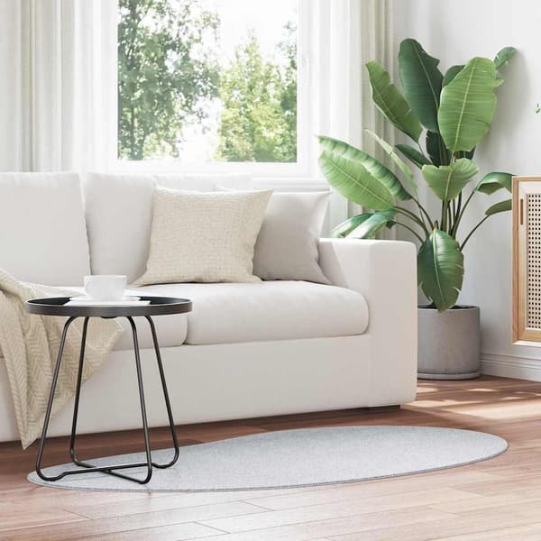 vidaXL Områdetæpper HUARTE Grå 80 x 150 cm Polyester