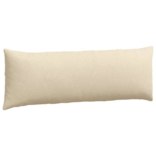 vidaXL Sofapuder 2 pcs Creme 120 x 40 cm Stof