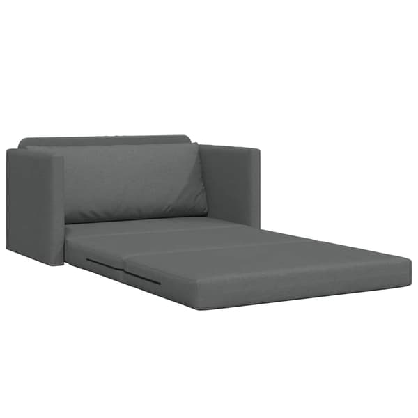 vidaXL Sovesofa 110cm Mørkegrå Stof